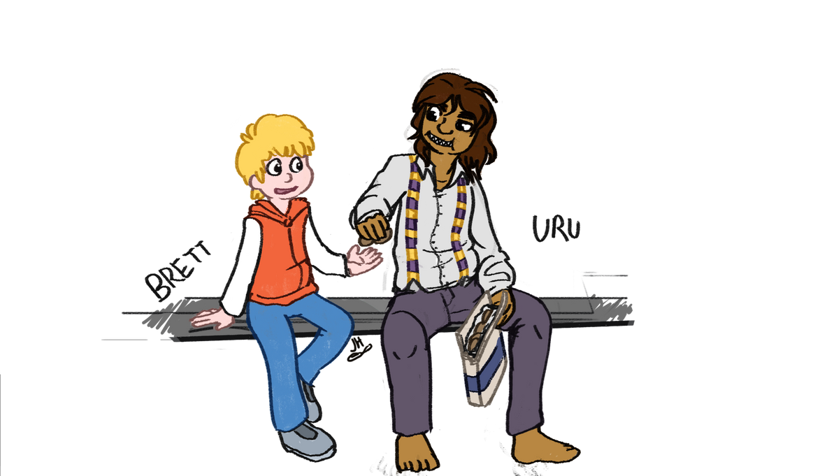 Brett and Uru by Joy-horses