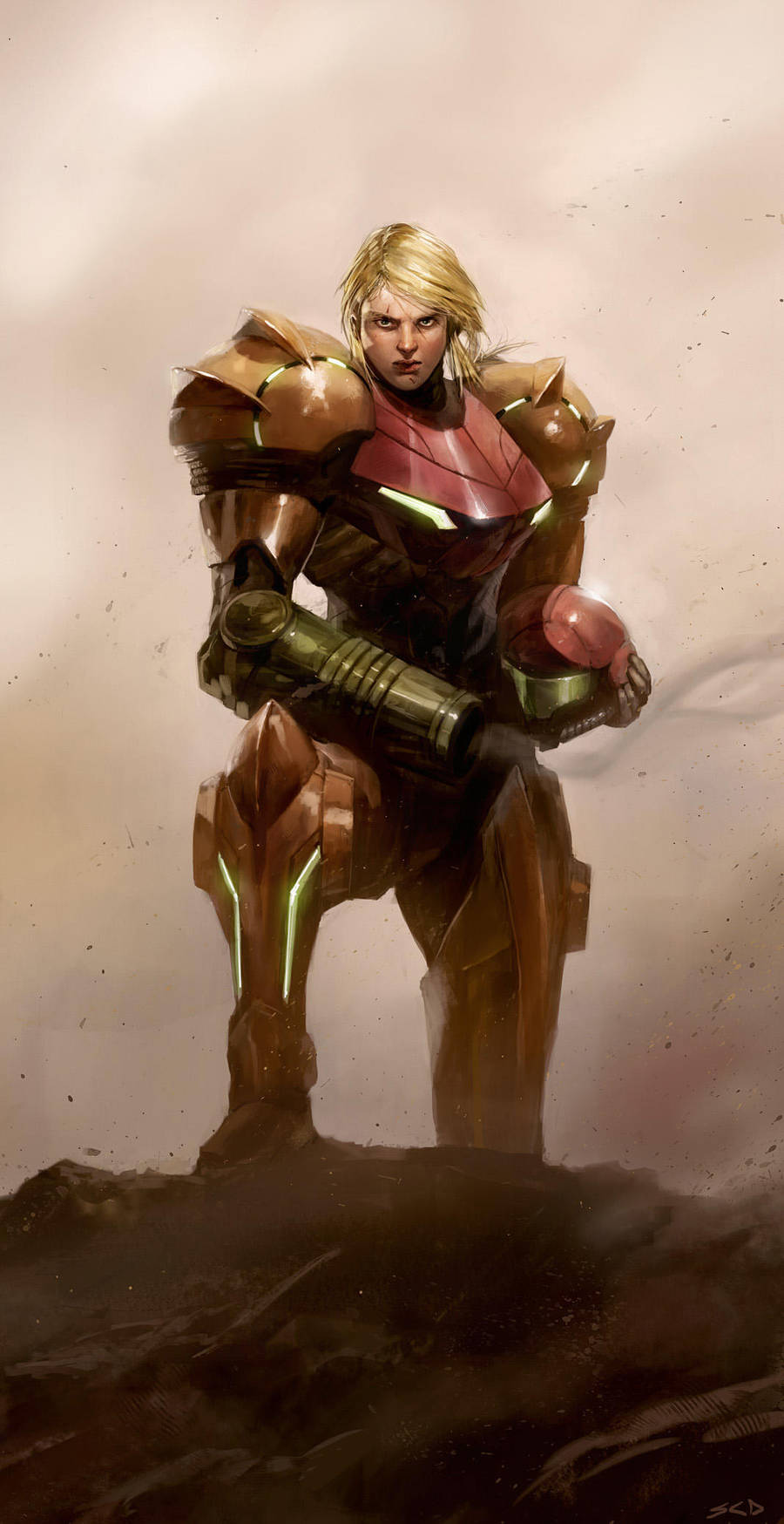 Samus Portrait by poojipoo