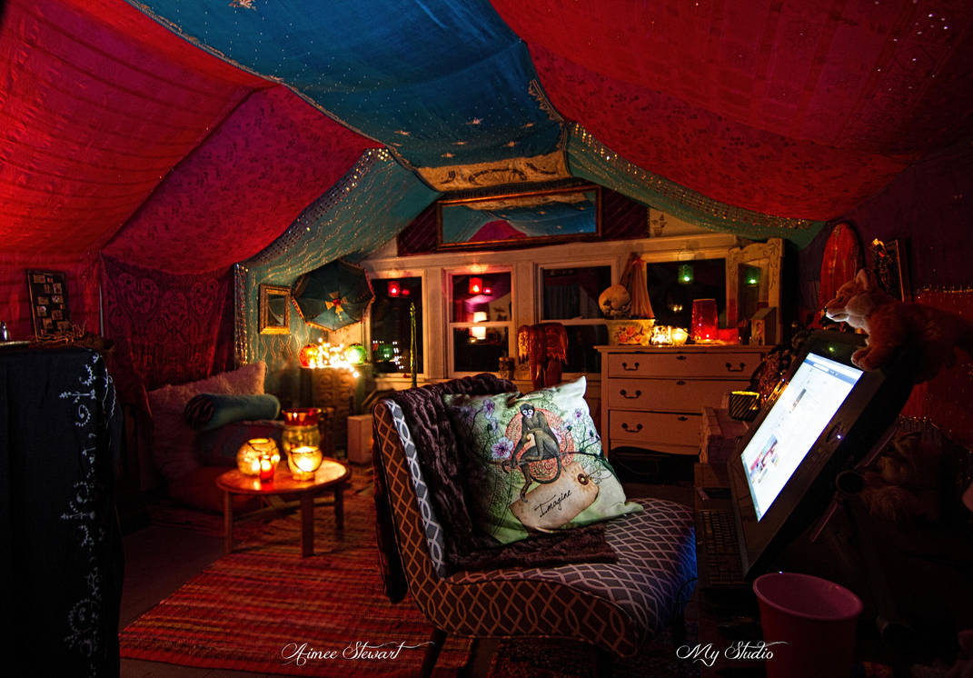 Inside my studio... by Foxfires