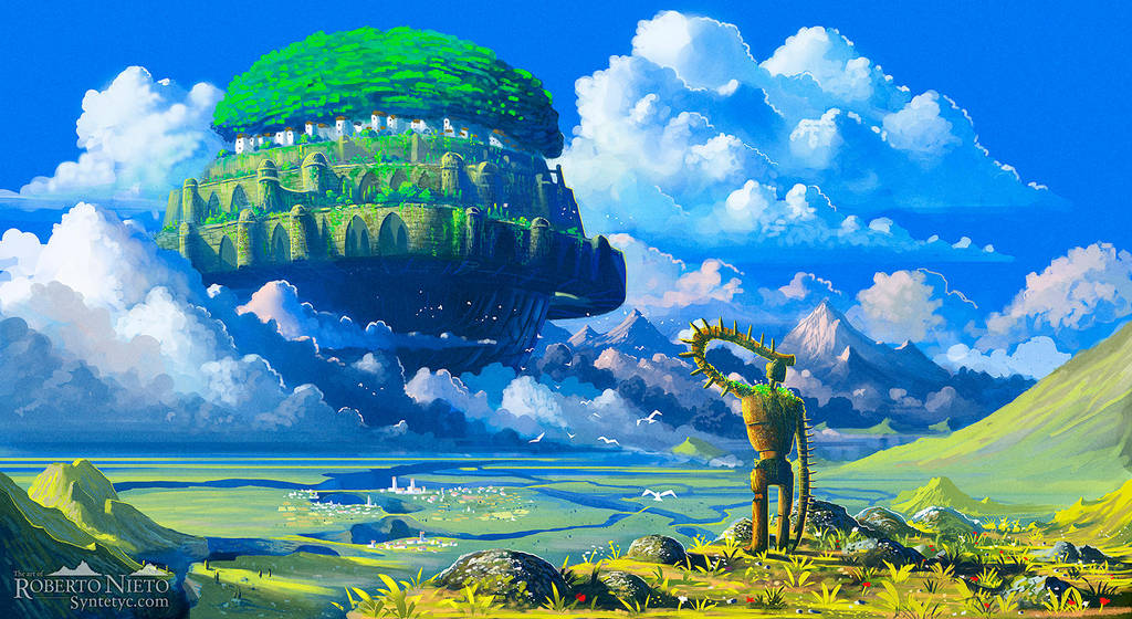 Laputa: Castle in the Sky by Syntetyc