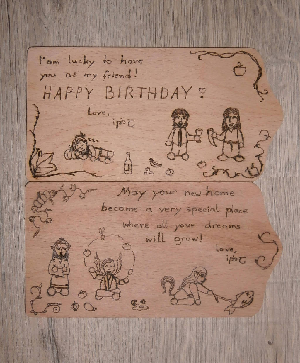 Personalised Cutting Boards ^^ by Indiliel