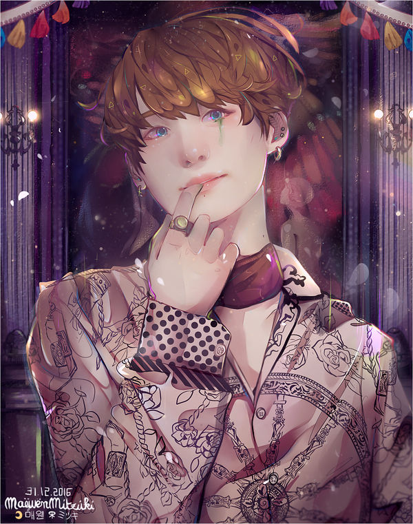 JUNGKOOK_BLOOD SWEAT AND TEARS. by MaewenMitzuki