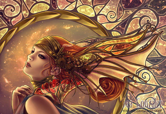 Bronze Angel Wings by Bea-Gonzalez