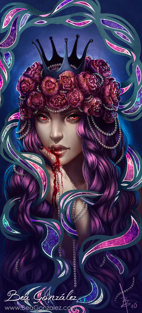 Blood Peonies by Bea-Gonzalez