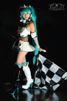 Racing Queen Miku by DigitalHikari