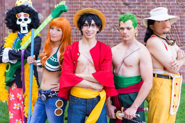 One Piece Nami Luffy Usopp Brook Cosplay Time Skip By Firecloak On