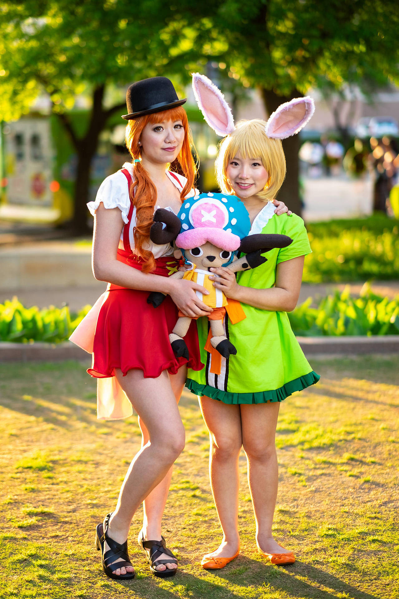 Nami, Carrot, Chopper Whole Cake Island Cosplay by firecloak