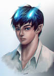 Blue Exorcist - Okumura Rin by tonzhat
