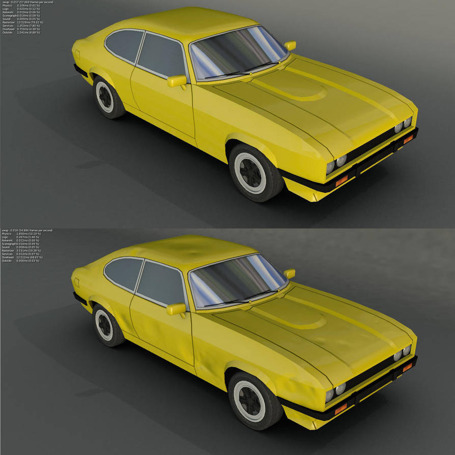 Ford Capri Game model for BGE by wasteofammo