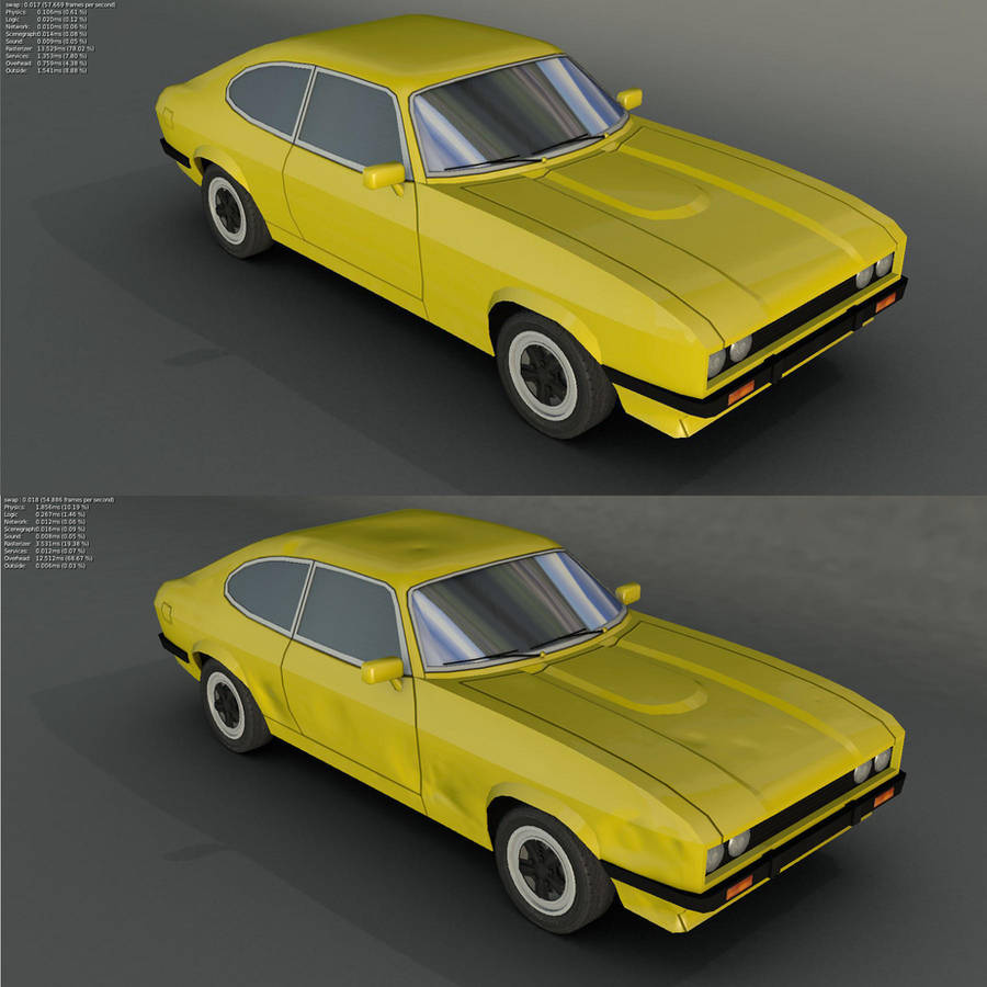 Ford Capri Game model for BGE by wasteofammo