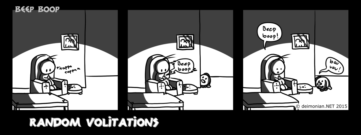 Random Volitations 108 - Beep boop by Deimonian