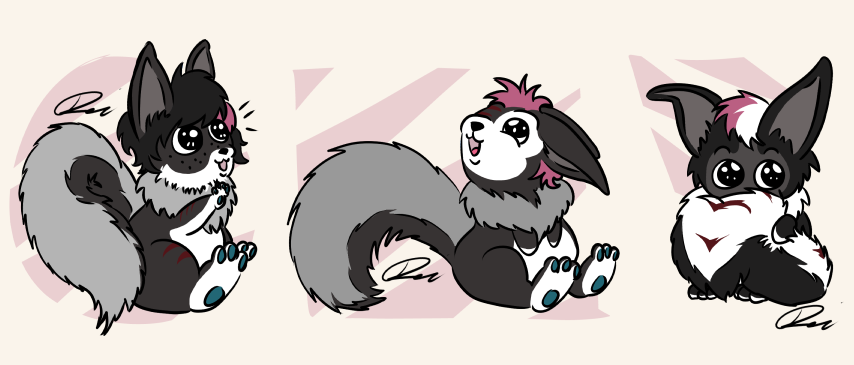 REQ - fenwunk babies by Deimonian