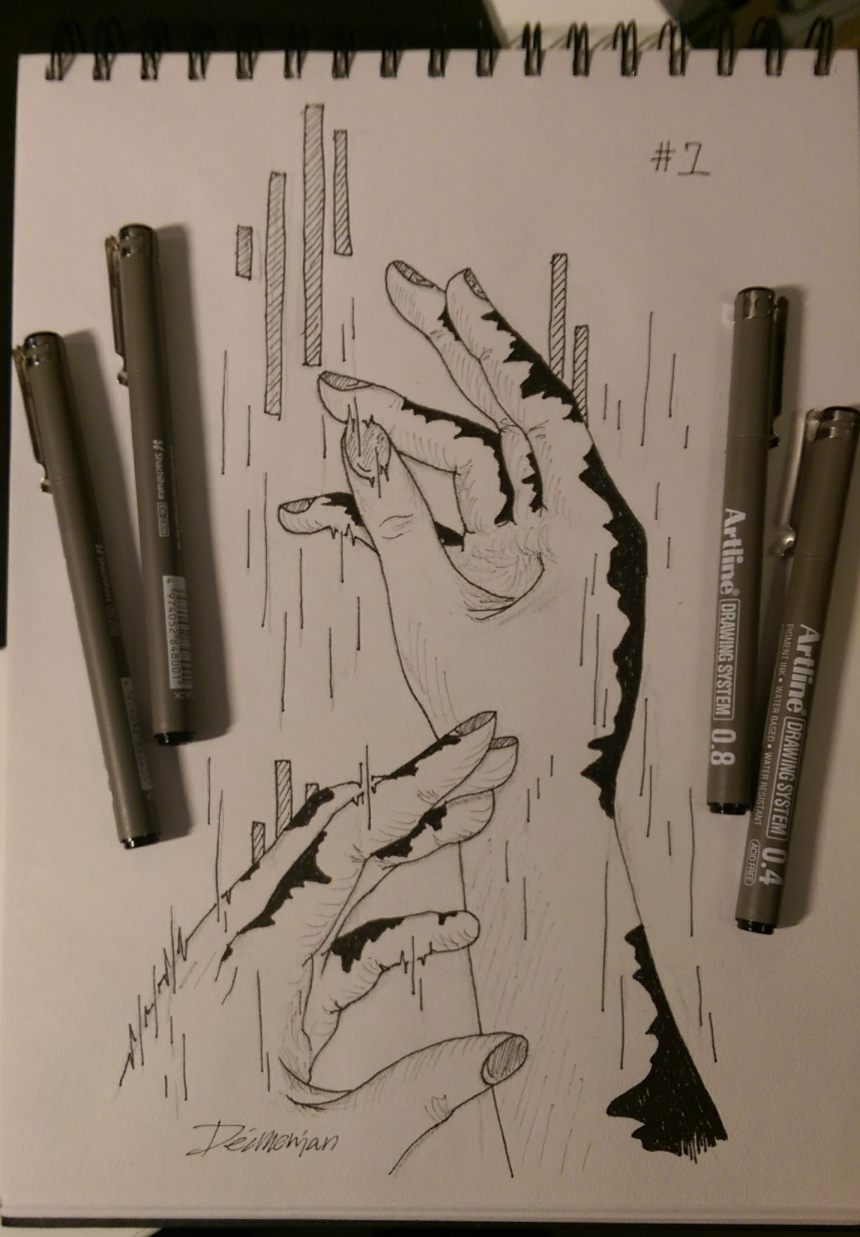 inktober #1 by Deimonian
