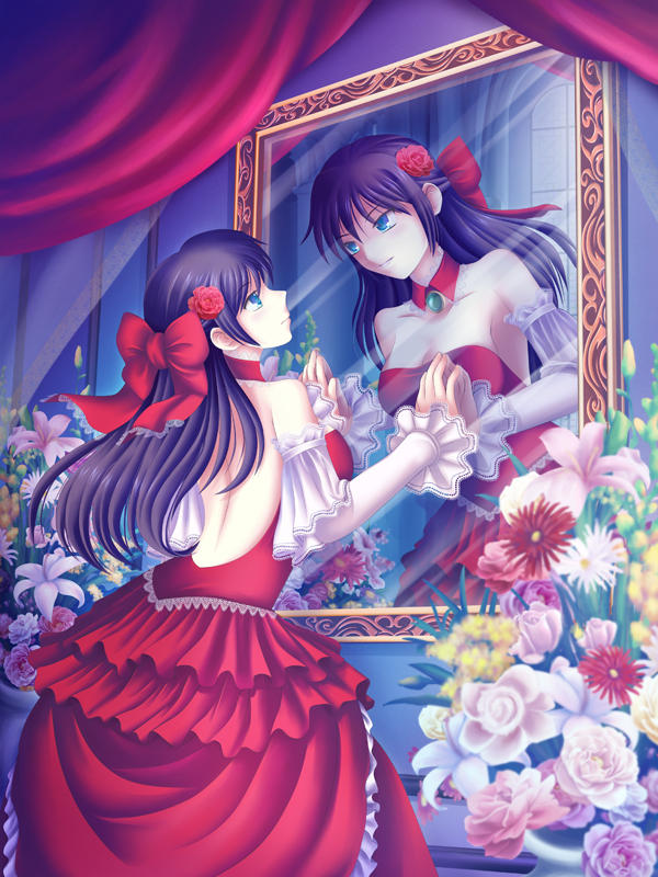 Girl in the mirror by maxwindy