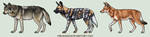 Pixel canines by makangeni