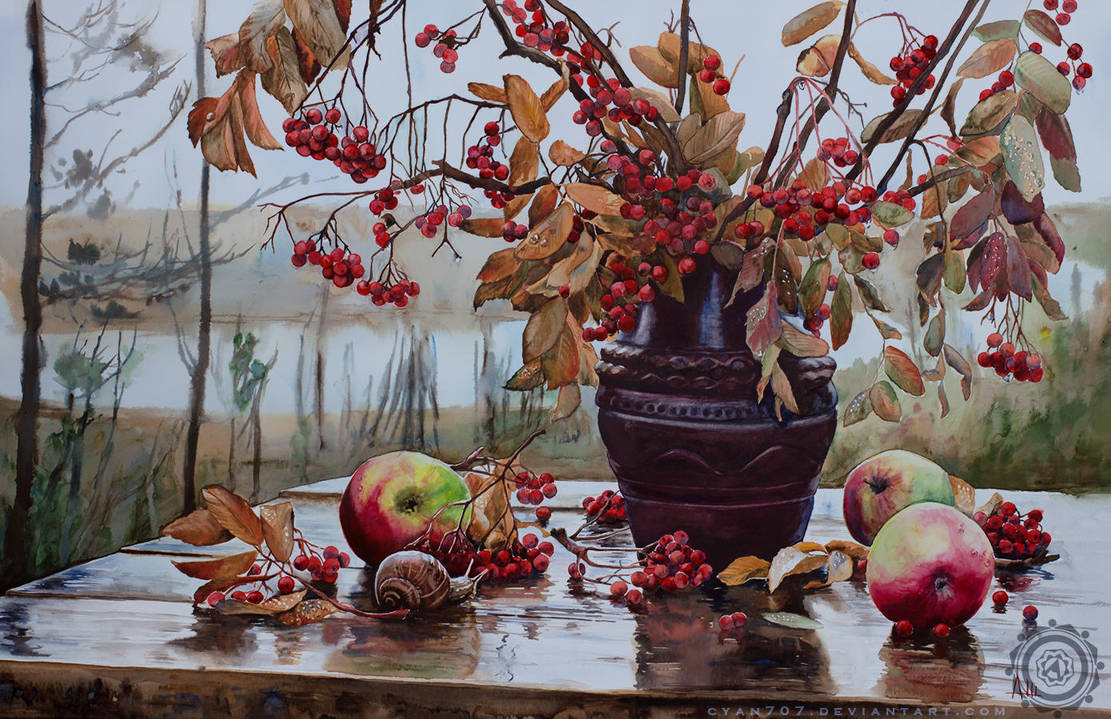 Autumn Ashberries by Cyan707