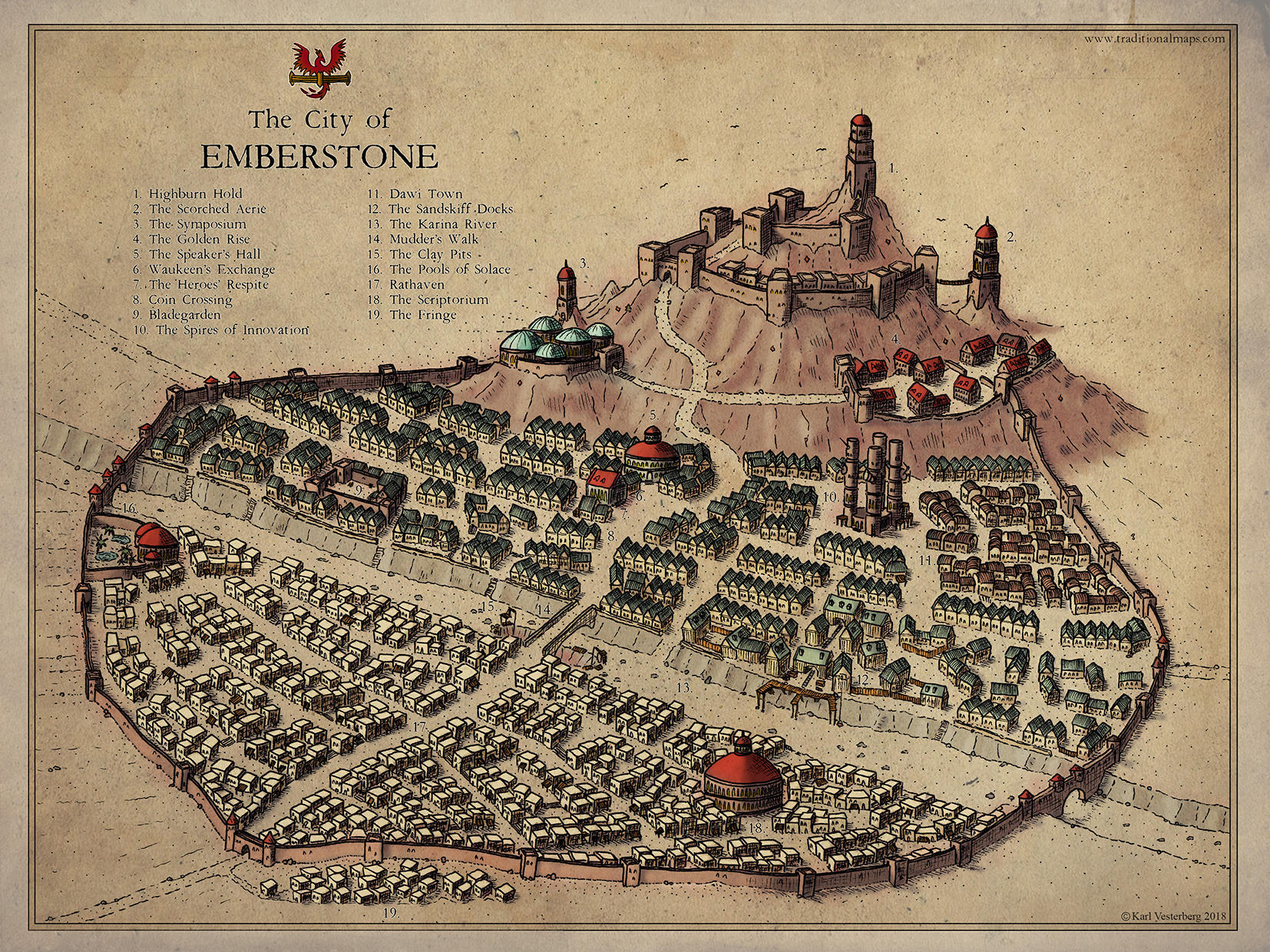 Commission 2018: Emberstone by Traditionalmaps