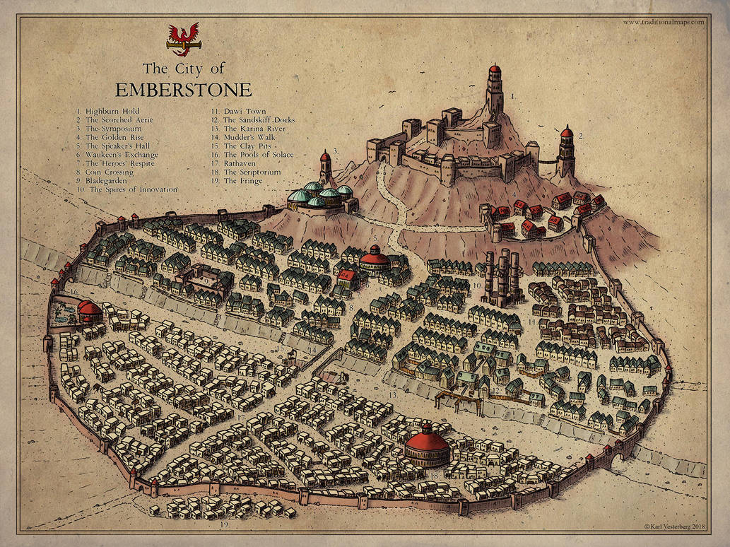 Commission 2018: Emberstone by Traditionalmaps