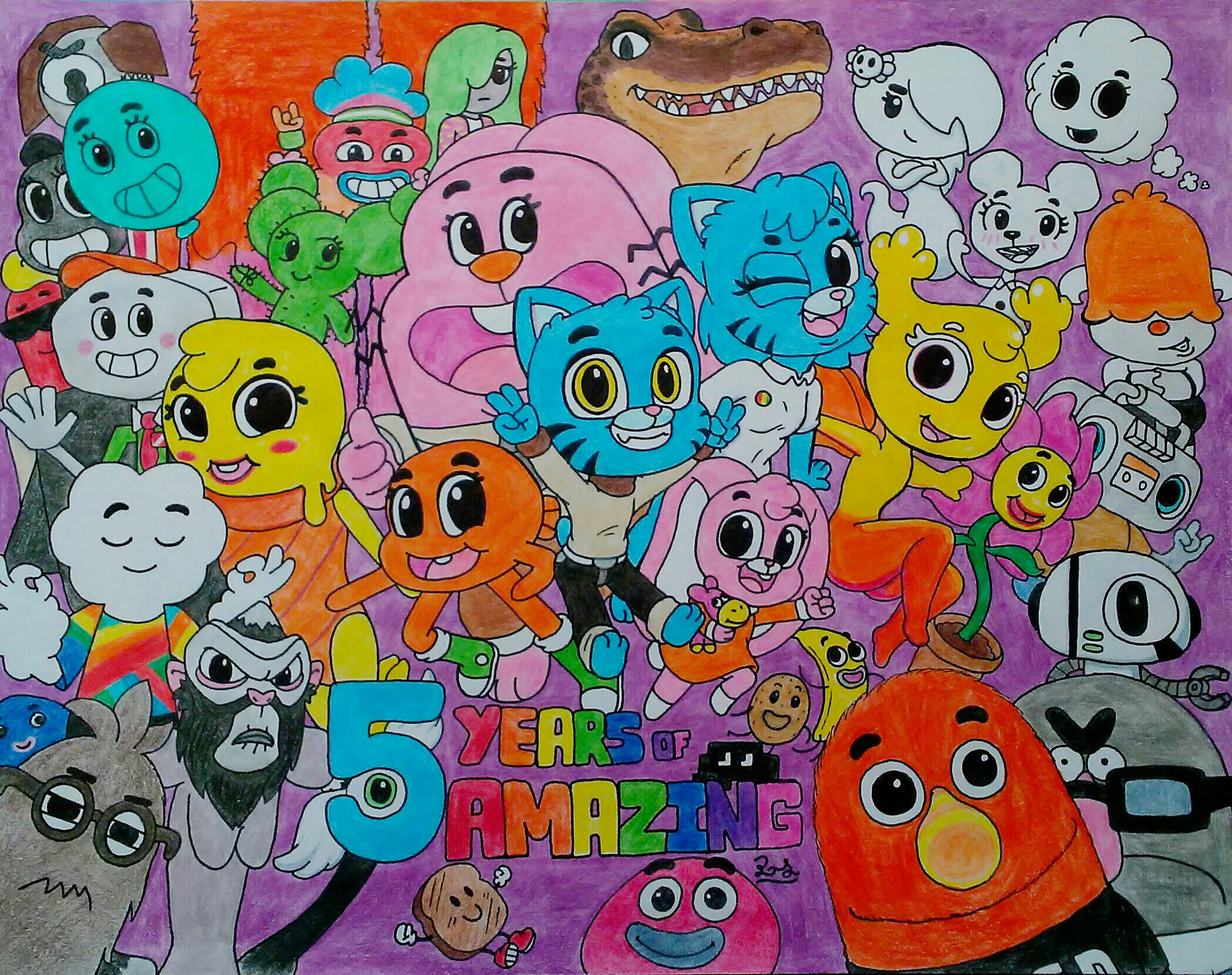 world of. #amazing. year 5 by #pillothestar on. #gumball. the. 