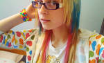 my rainbow hair by breaktheSTORM