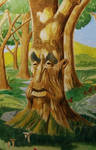 Tree Face by Hydrart