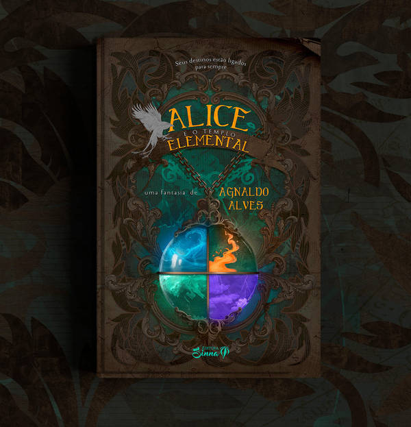 Book Cover - Alice e o templo elemental by MirellaSantana