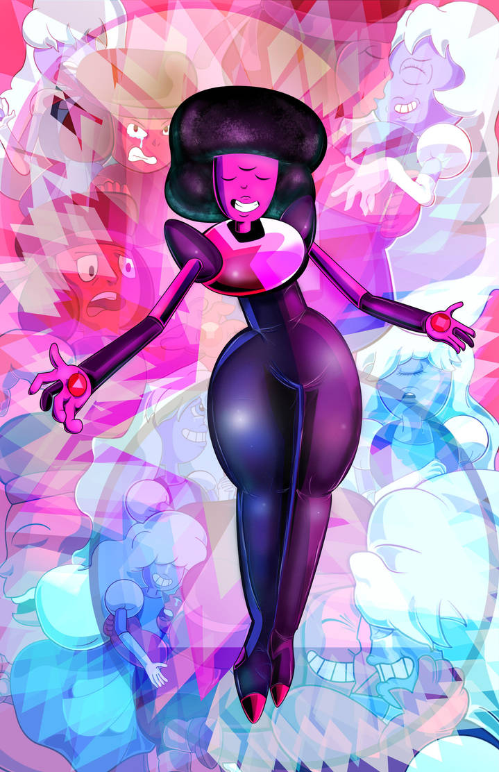 Whooo! Finally finished this one! : D  I have previously drawn Garnet as she was originally introduced as her own gem but this new drawing better depicts her true nature as a Fusion Gem! The t...