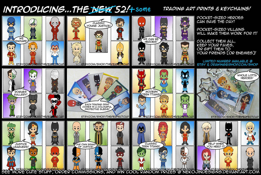 The Better Than NEW 52 (plus some...) by nekojindesigns