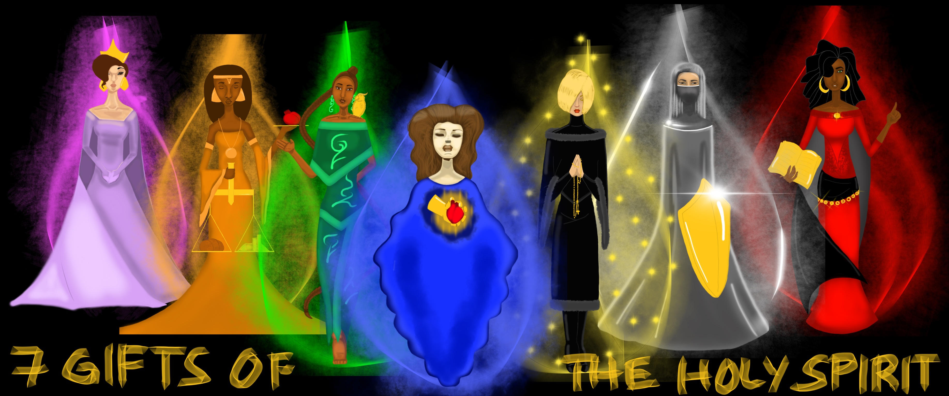 7 Gifts of the Holy Spirit by soulpacifica