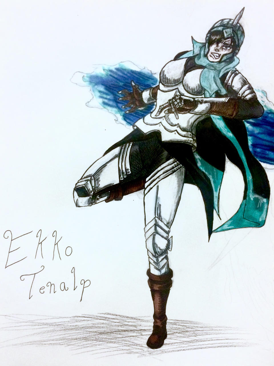 Ekko Tenalp Colored - 2019 Version by LordGuyis on DeviantArt