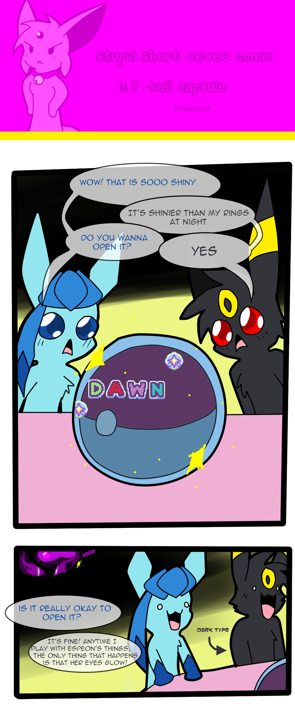 Stupid Short Eevee Comic 7 by pinkeevee222