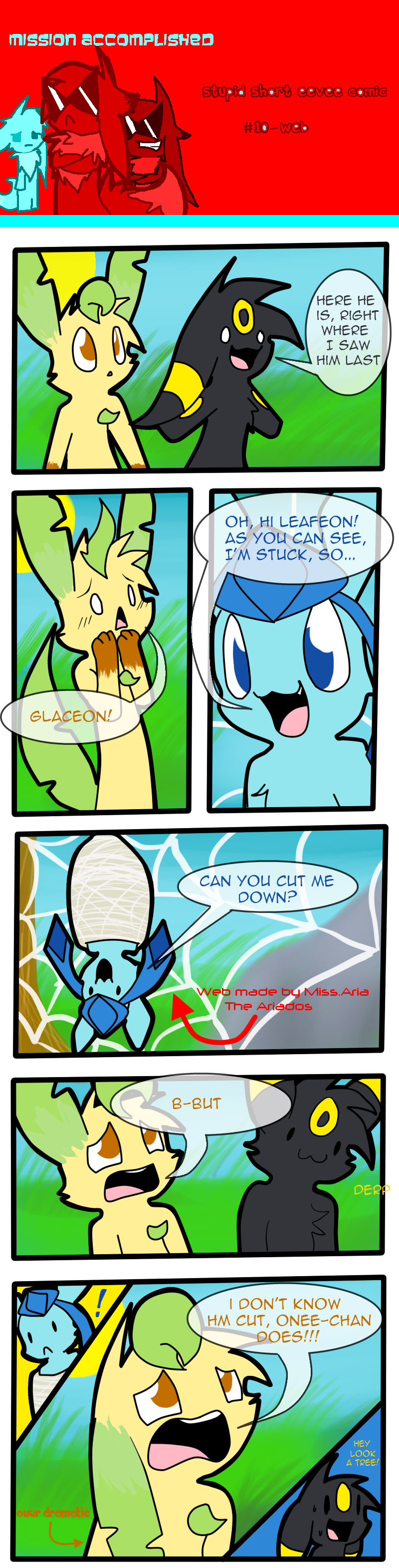 Stupid short eevee comic 10 by Scruffyeevee