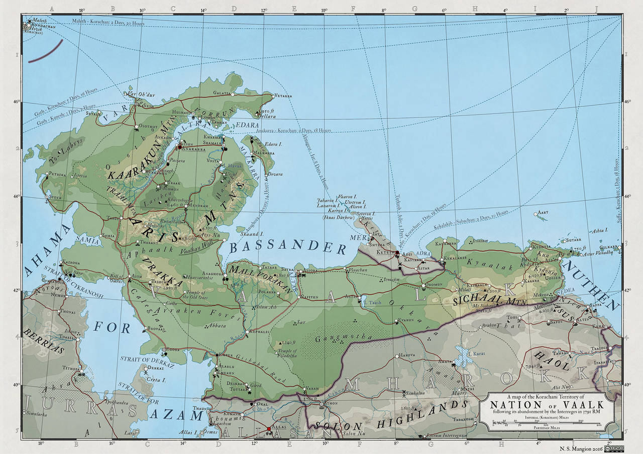 ATLAS ELYDEN - #10: a map of Vaalk by vorropohaiah
