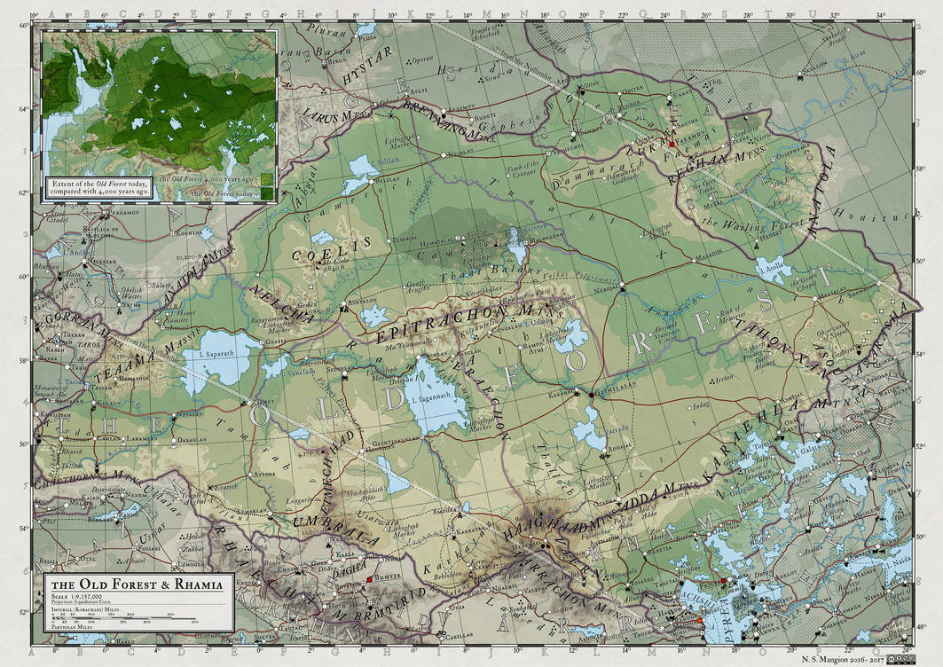 Atlas Elyden #20 - the Old Forest by vorropohaiah
