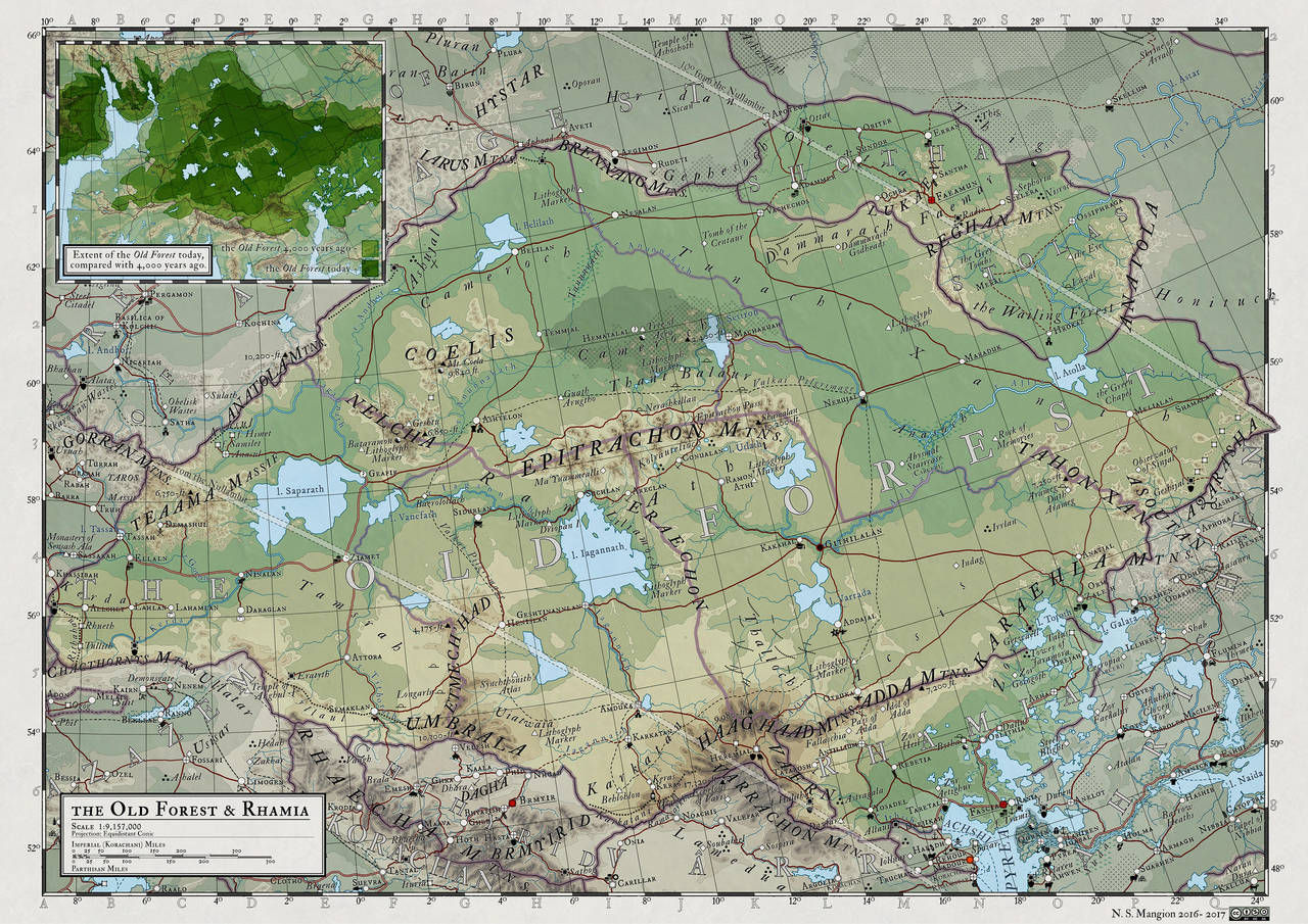 Atlas Elyden #20 - the Old Forest by vorropohaiah