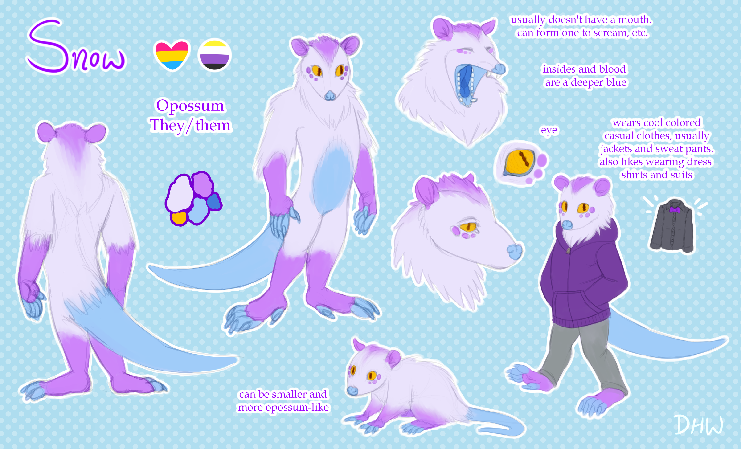 Snow Ref by DragonHeartWolf