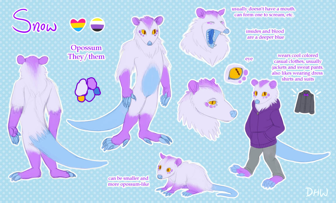 Snow Ref by DragonHeartWolf