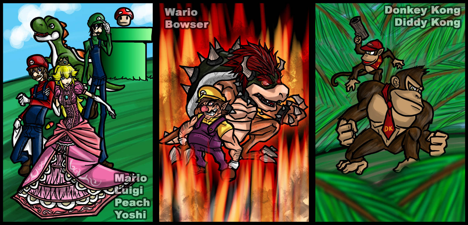 SSB: Super Mario Stars by Kiarou