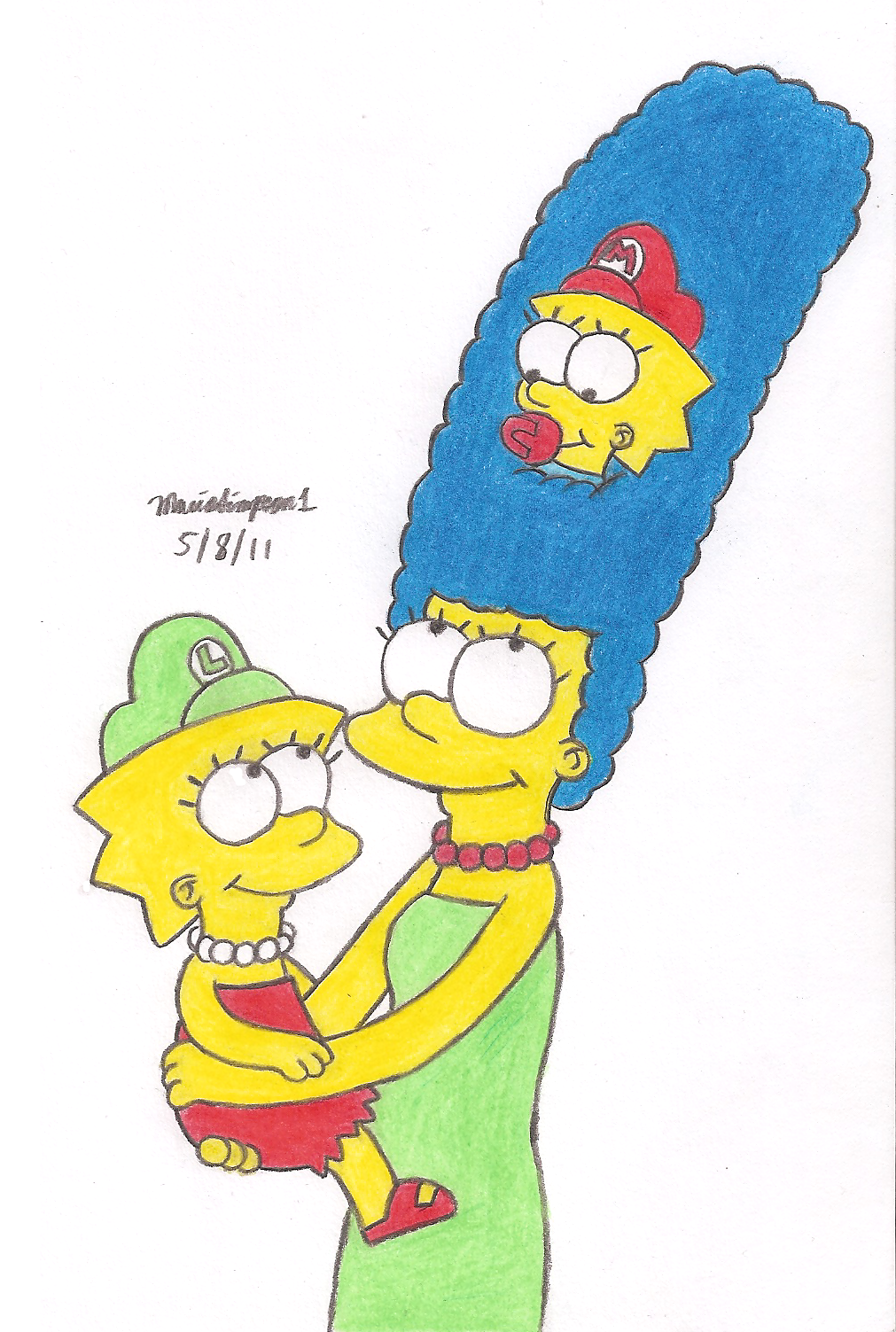 Marge's Two Daughters by MarioSimpson1