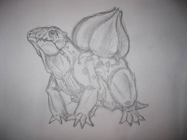Realistic Bulbasaur by drgknot