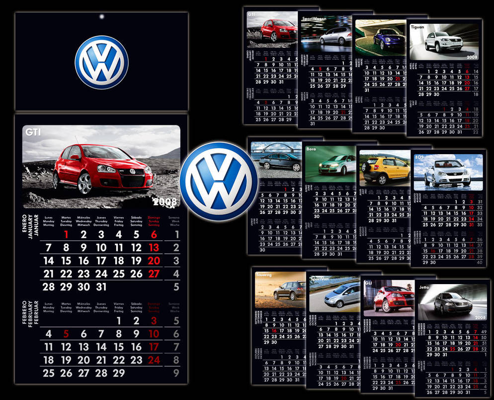 Volkswagen Calendar by paitobucio on DeviantArt