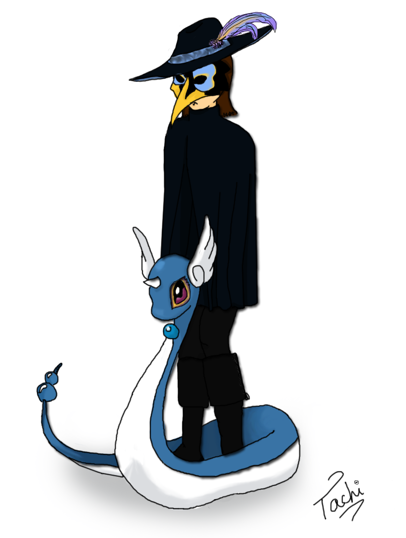 My masked raven by Poulp-ed