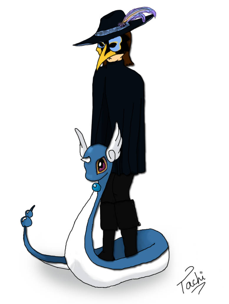 My masked raven by Poulp-ed