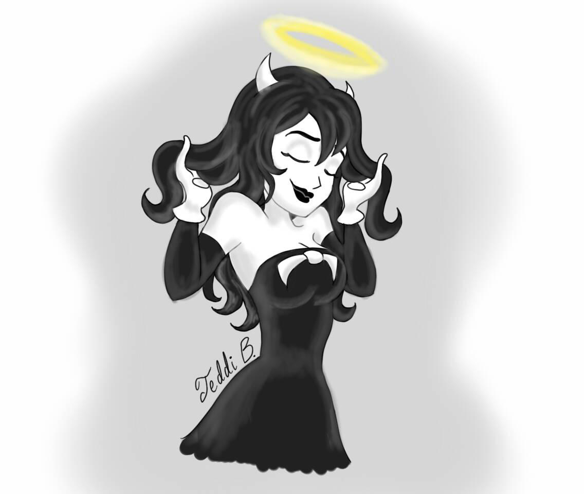 bendy and the ink machine alice angel full body bendy and the ink machine alice angel full body