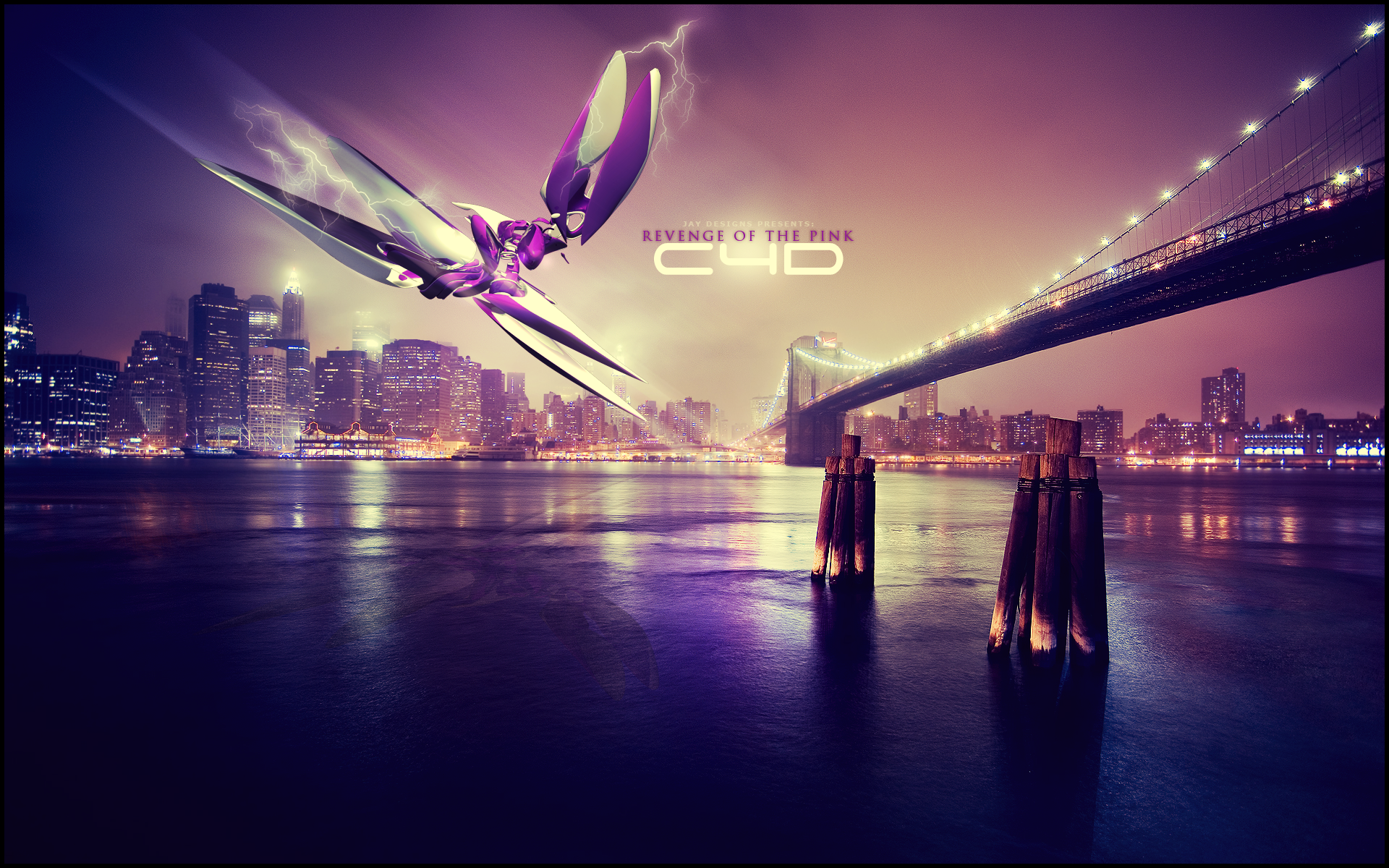 Pink c4d by JayApostol