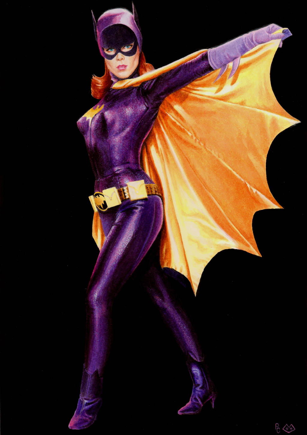 Batgirl (Yvonne Craig) by Promethean-Arts on DeviantArt