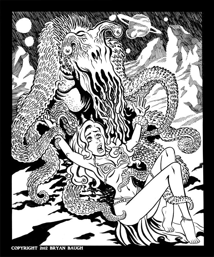 Space Princess in Peril! by BryanBaugh