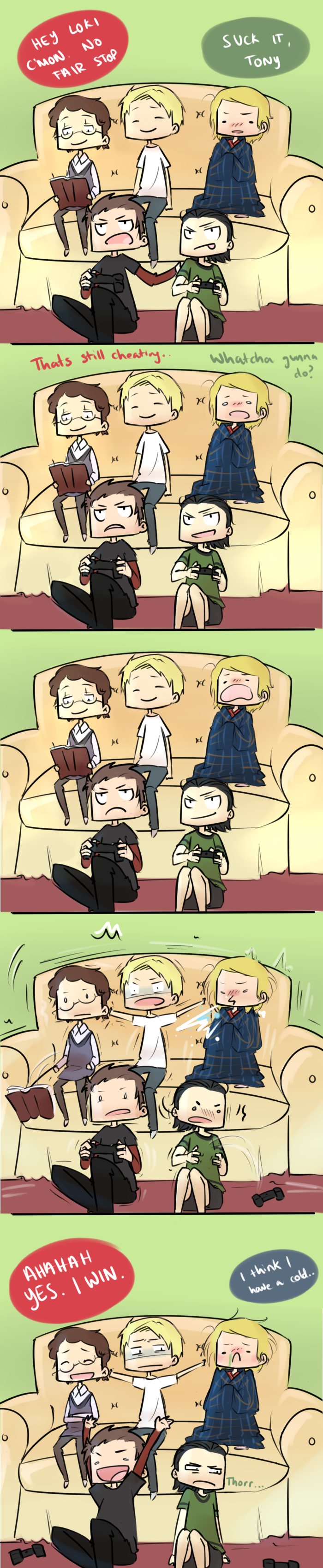 Thor Has A Cold by blargberries