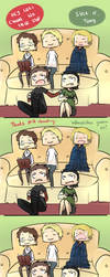 Thor Has A Cold by blargberries