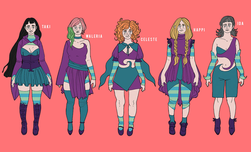 w.i.t.c.h oc, wip af. by pumpkin-juice